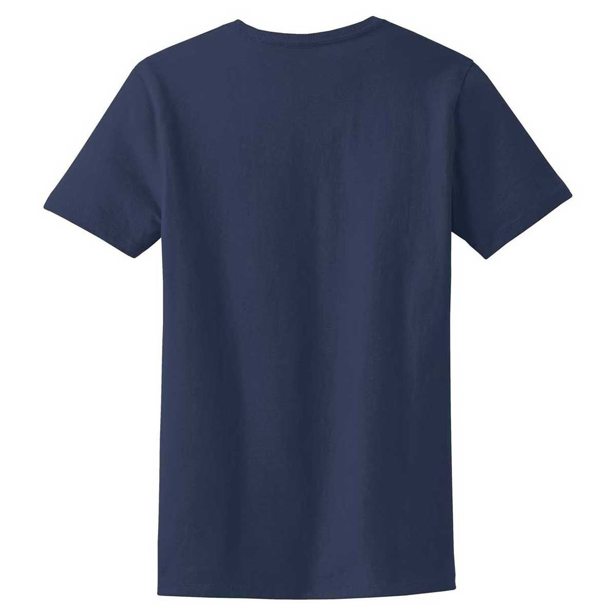 Port & Company Women's Fairview Design Navy Essential T-Shirt