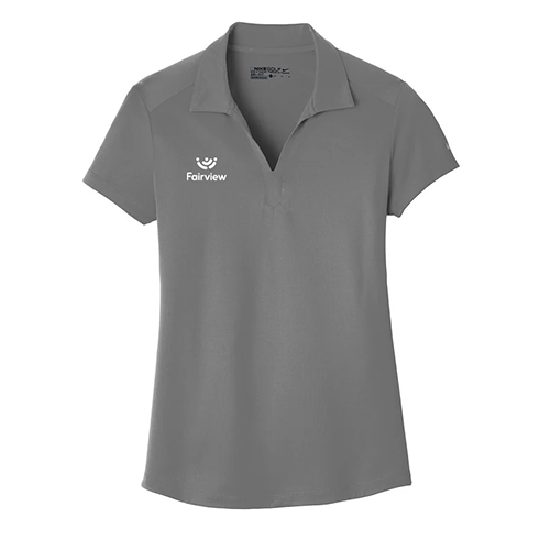 Nike Women's Dark Grey Dri-FIT Legacy Polo