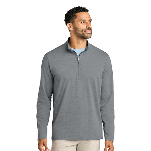 TravisMathew Men's Quiet Shade Grey Heather Onward 1/4-Zip