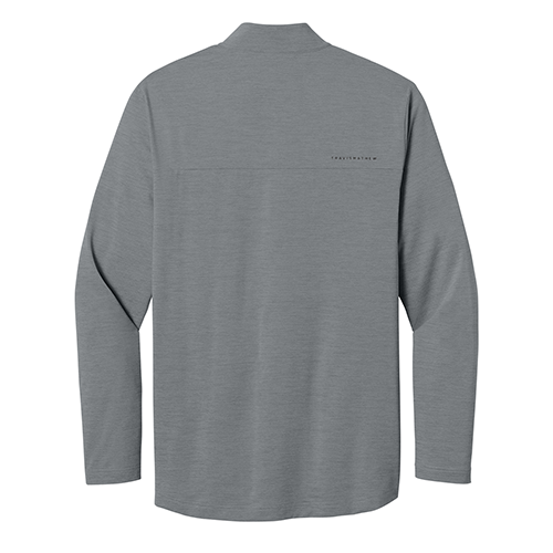 TravisMathew Men's Quiet Shade Grey Heather Onward 1/4-Zip
