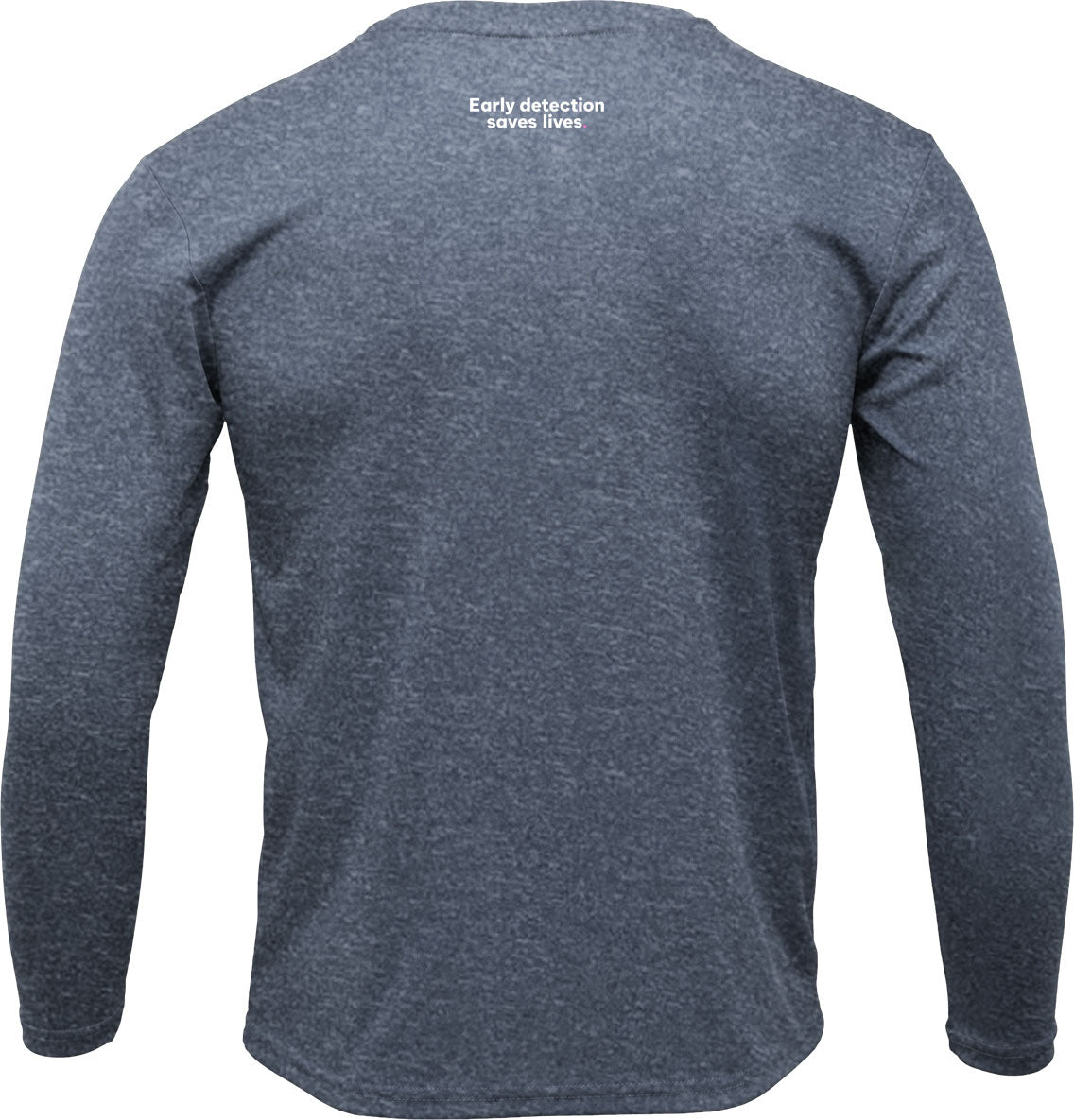 BAW Men's Heather Navy Xtreme Tek Long Sleeve Shirt