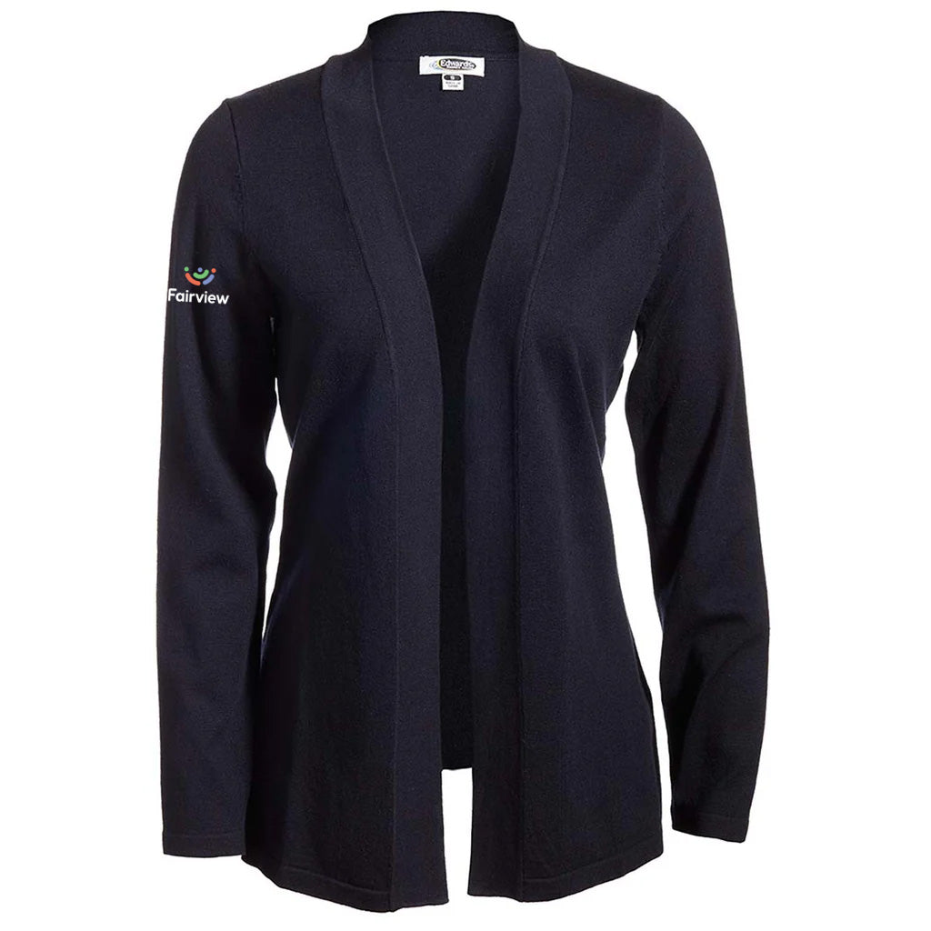 Edwards Women's Navy Open Cardigan