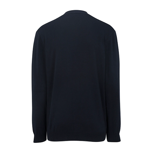 Edwards Men's Navy V-Neck Cotton Blend Cardigan