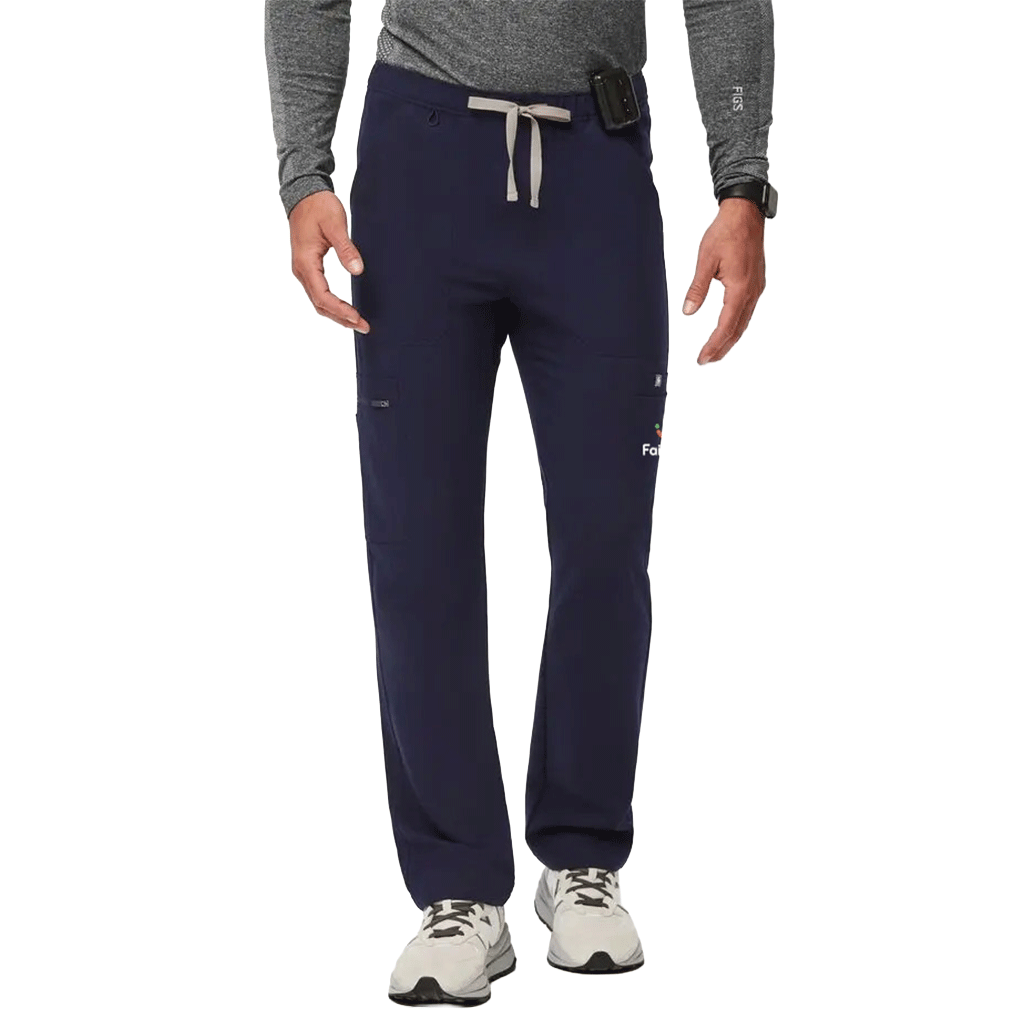 FIGS Men's Navy Cairo Cargo Scrub Pants
