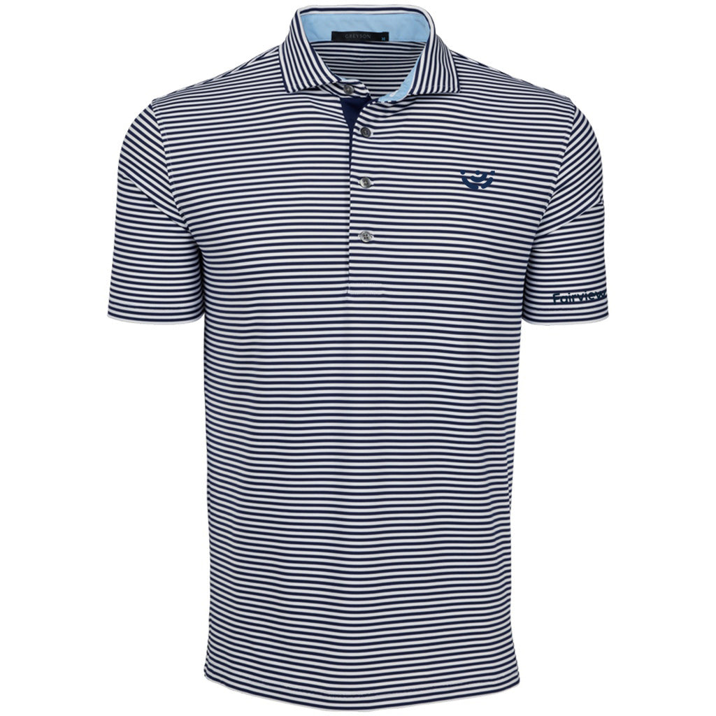 Greyson Men's Arctic/Maltese Blue Quogue Polo