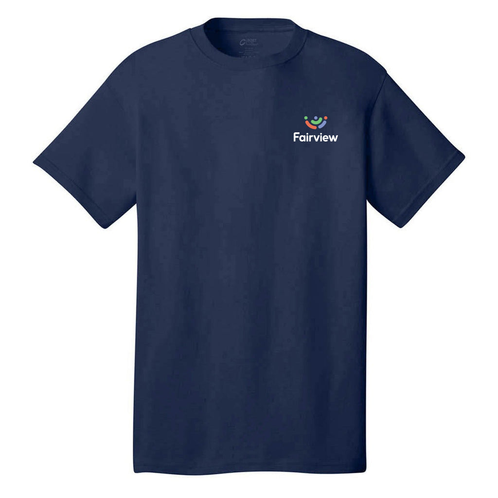 Port & Company Men's Fairview Design Navy Essential T-Shirt