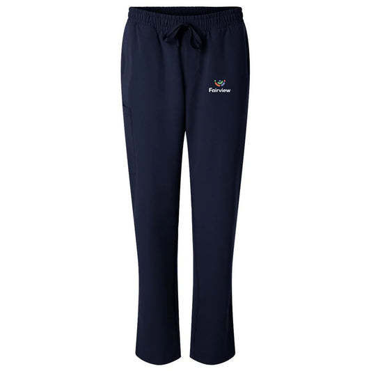 Jaanuu Men's Midnight Navy Rhodes Everyday Straight-Leg Scrub Pants