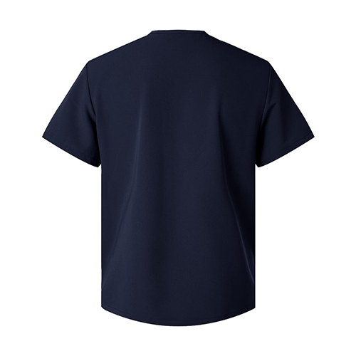 Jaanuu Men's Midnight Navy Platt 3-Pocket Scrub V-Neck Top