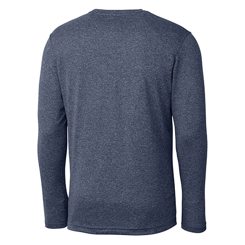 Clique Men's Navy Heather Tee Long Sleeve