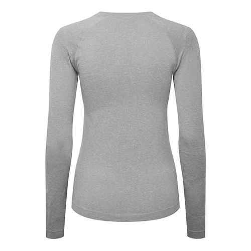 Onna Women's Heather Grey Unstoppable Long Sleeve Fresh Underscrub Base Layer T-Shirt