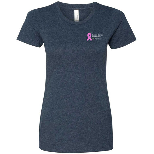 Next Level Women's Midnight Navy CVC Crew Tee