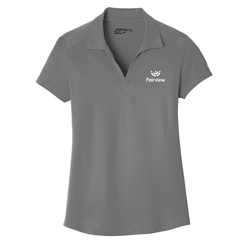 Nike Women's Dark Grey Dri-FIT Legacy Polo
