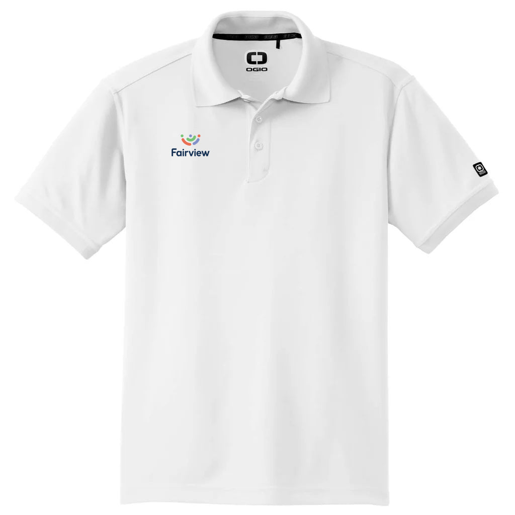 OGIO Men's Bright White Caliber 2.0 Polo