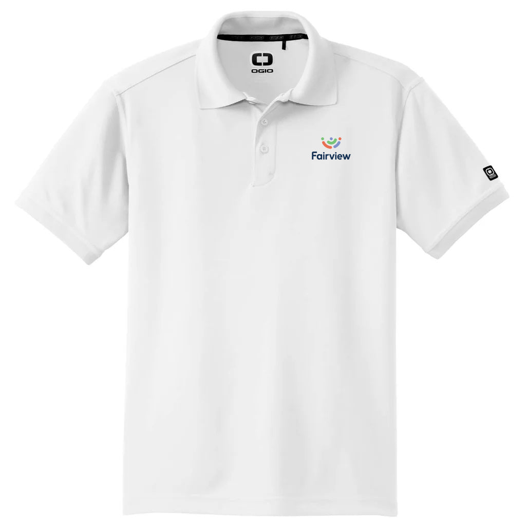 OGIO Men's Bright White Caliber 2.0 Polo