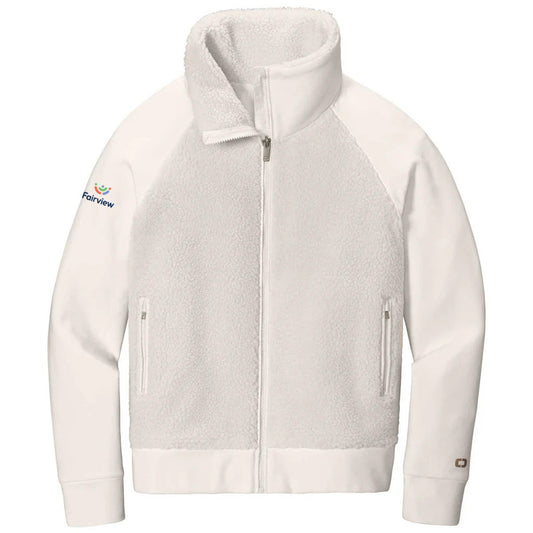 OGIO Women's Ivory Snow Luuma Sherpa Full-Zip