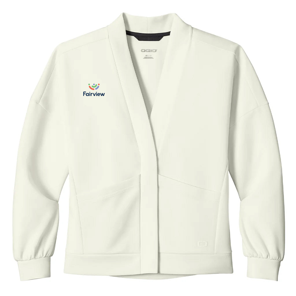 OGIO Women's Opal White Transcend Cardigan
