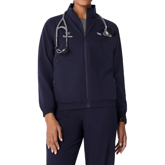 FIGS Women's Navy Sydney Scrub Jacket