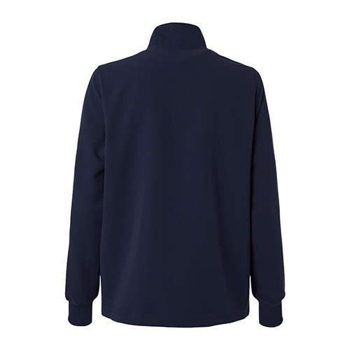 Jaanuu Women's Midnight Navy Ceri Essential Full-Zip 6-Pocket Scrub Jacket