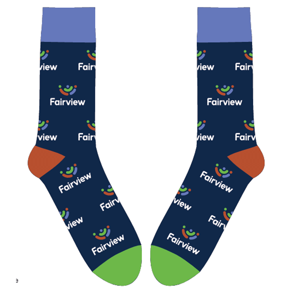 Sock101 Logoed Navy Dress Socks