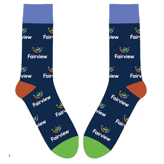 Sock101 Logoed Navy Dress Socks