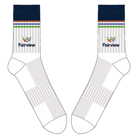 Sock101 Custom White Slouchy Midi Socks